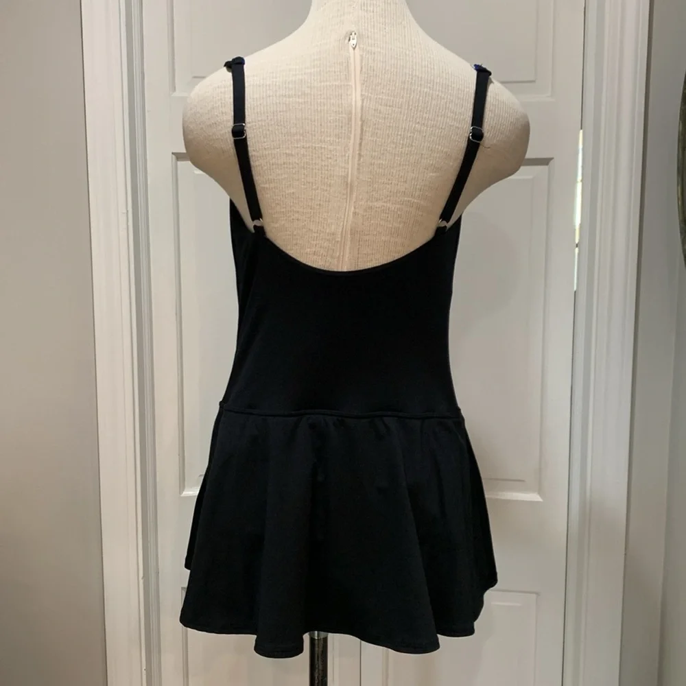 Gabar sz 14 black one piece swim dress